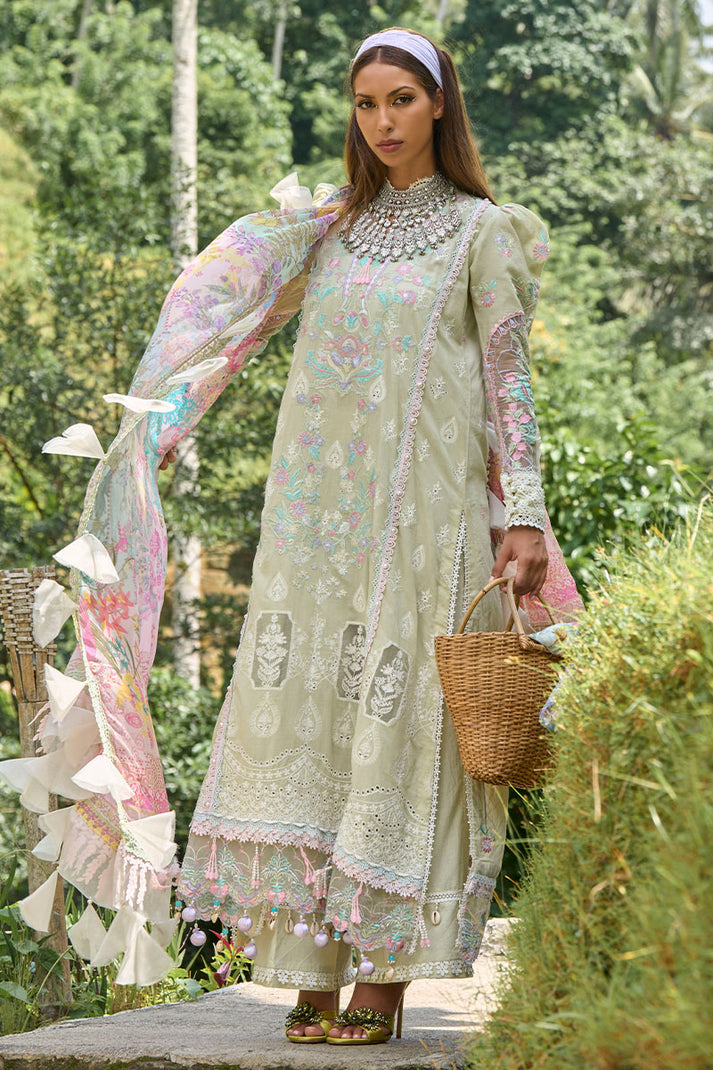 Ansab Jahangir | Zoha Lawn 24 | ANTHURIUM -  Ansab Jahangir Luxury - Original Designer Dress - House of Maryam