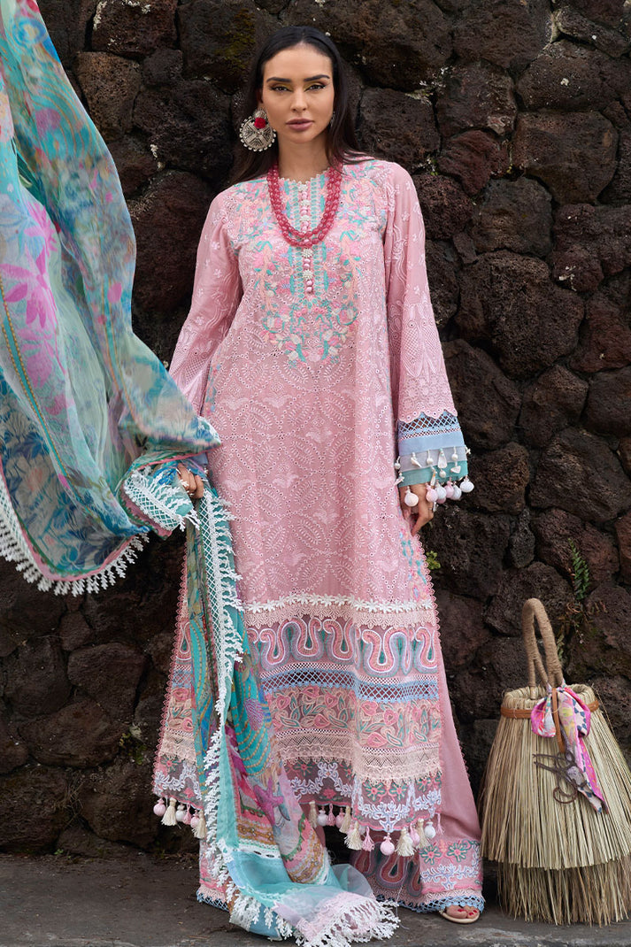 Ansab Jahangir | Zoha Lawn 24 | Peony -  Ansab Jahangir Luxury - Original Designer Dress - House of Maryam