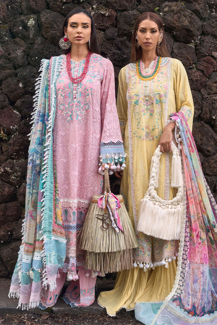 Ansab Jahangir | Zoha Lawn 24 | Peony -  Ansab Jahangir Luxury - Original Designer Dress - House of Maryam