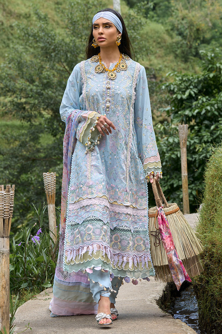 Ansab Jahangir | Zoha Lawn 24 | HELICONIA by Ansab Jahangir - House of Maryam