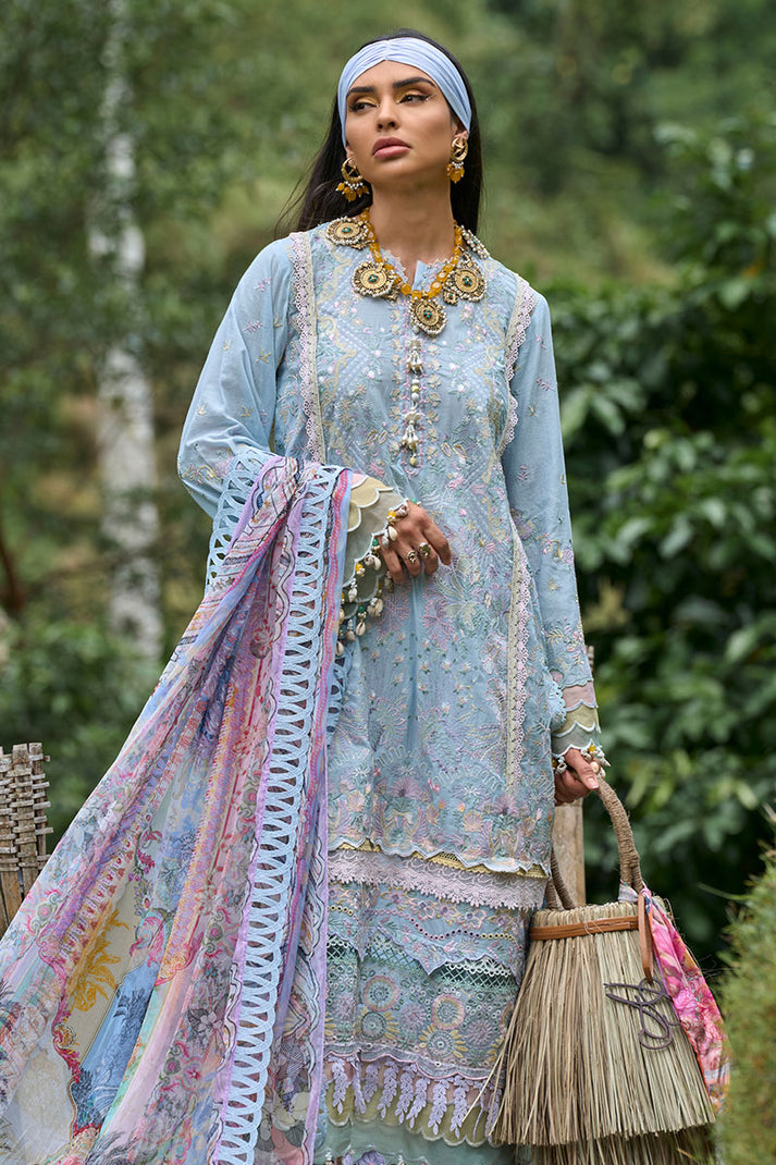Ansab Jahangir | Zoha Lawn 24 | HELICONIA -  Ansab Jahangir Luxury - Original Designer Dress - House of Maryam