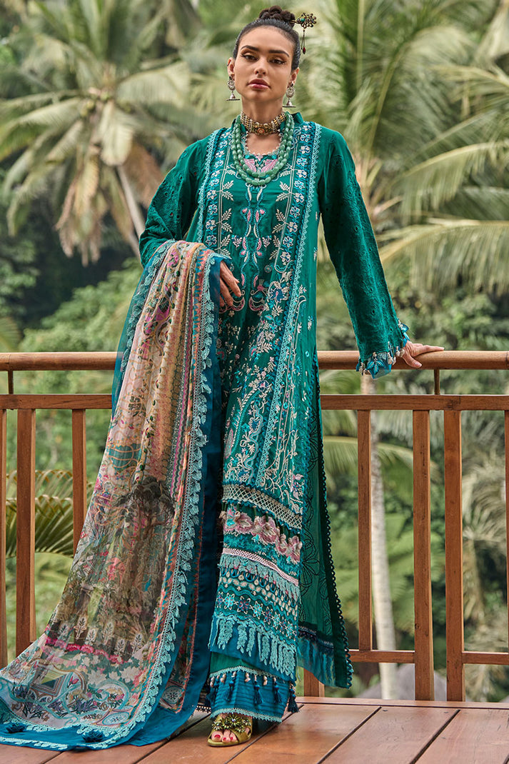 Ansab Jahangir | Zoha Lawn 24 | FRANGIPANI by Ansab Jahangir - House of Maryam