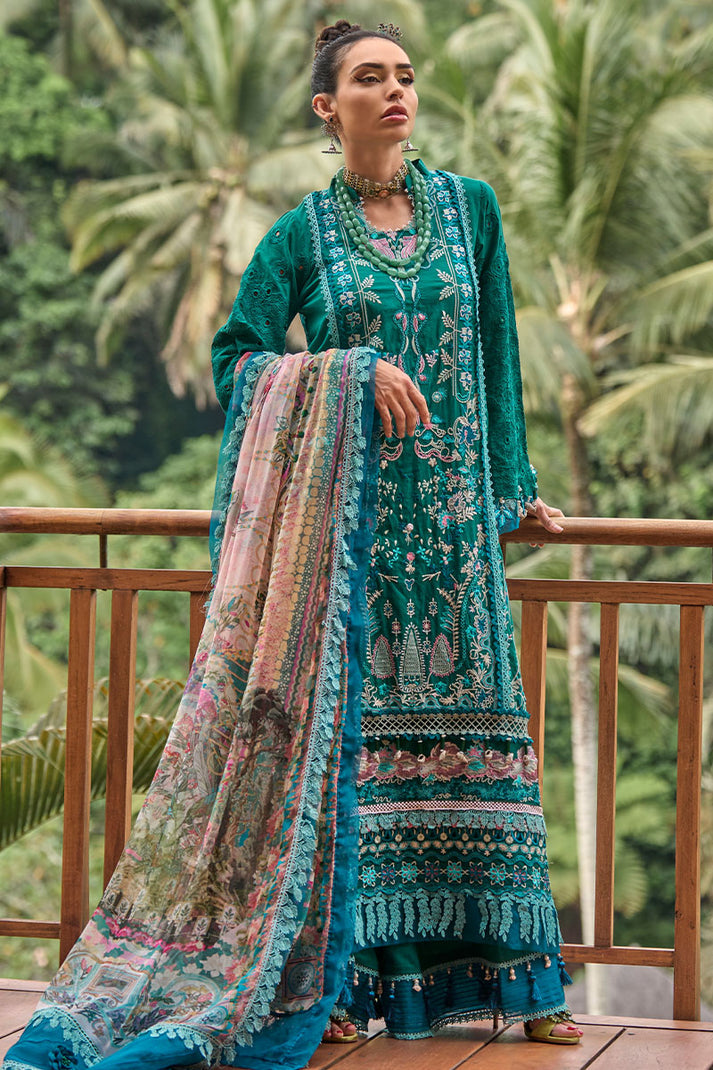 Ansab Jahangir | Zoha Lawn 24 | FRANGIPANI by Ansab Jahangir - House of Maryam