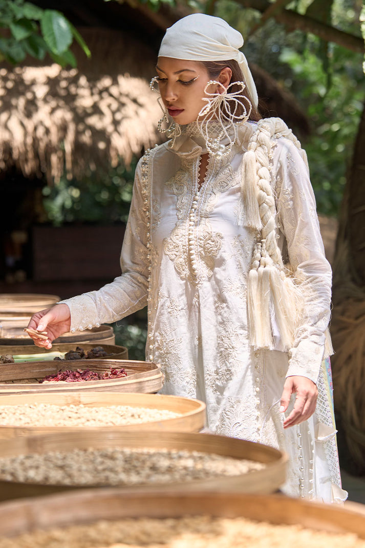 Ansab Jahangir | Zoha Lawn 24 | EUPHORIBA -  Ansab Jahangir Luxury - Original Designer Dress - House of Maryam