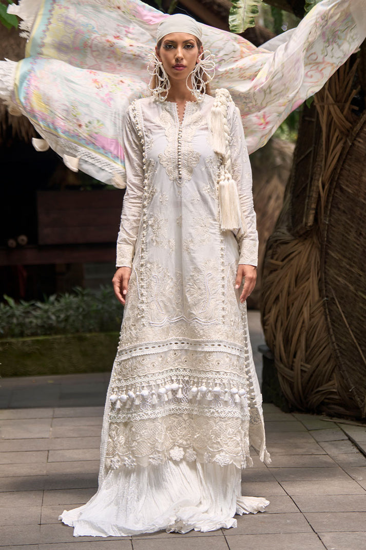 Ansab Jahangir | Zoha Lawn 24 | EUPHORIBA -  Ansab Jahangir Luxury - Original Designer Dress - House of Maryam