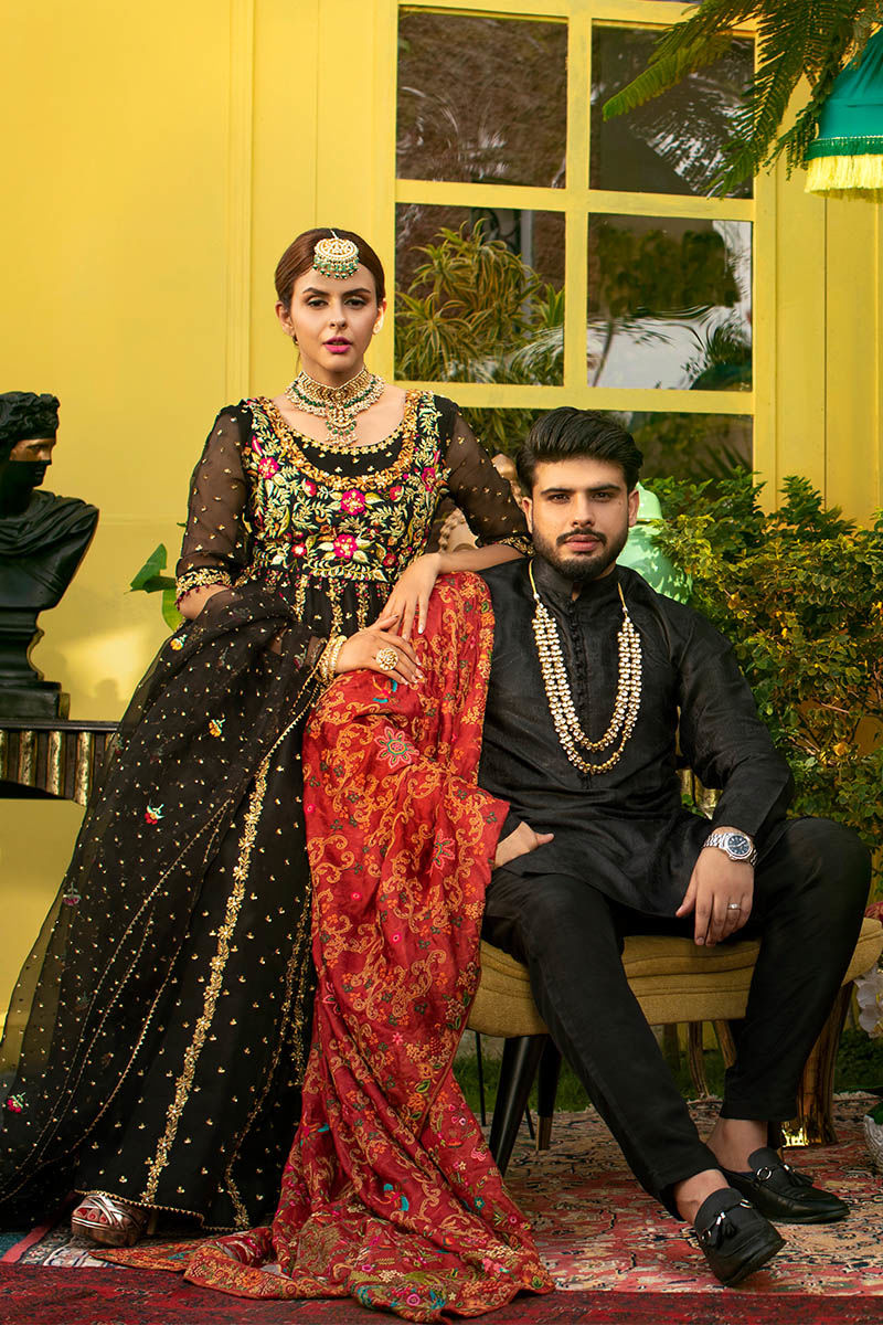 Pakistani Menswear | Ansab Jahangir | BLACK PASSION by Designer House of Maryam Ltd. - House of Maryam - Pakistani Designer Ethnic Wear in {{ shop.shopifyCountryName }}