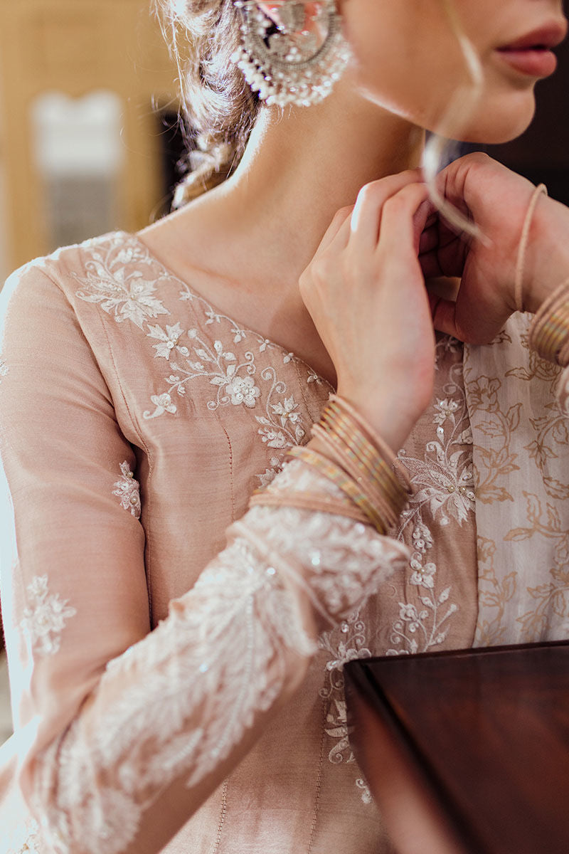 Ansab Jahangir | Luxe Pret Eid 24 | HANAM -  Ansab Jahangir Formal - Original Designer Dress - House of Maryam