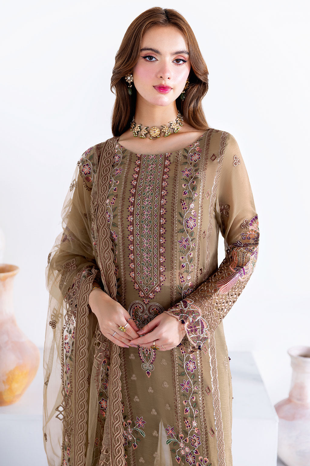 Ramsha | Arzoo Chiffon | U-210 -  Ramsha Ladies Clothes - Original Designer Dress - House of Maryam