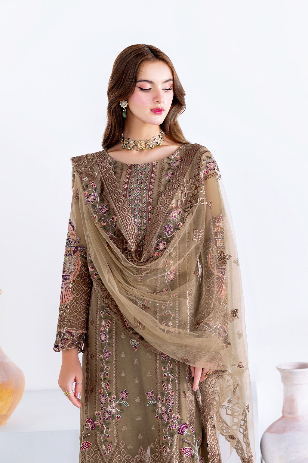 Ramsha | Arzoo Chiffon | U-210 -  Ramsha Ladies Clothes - Original Designer Dress - House of Maryam