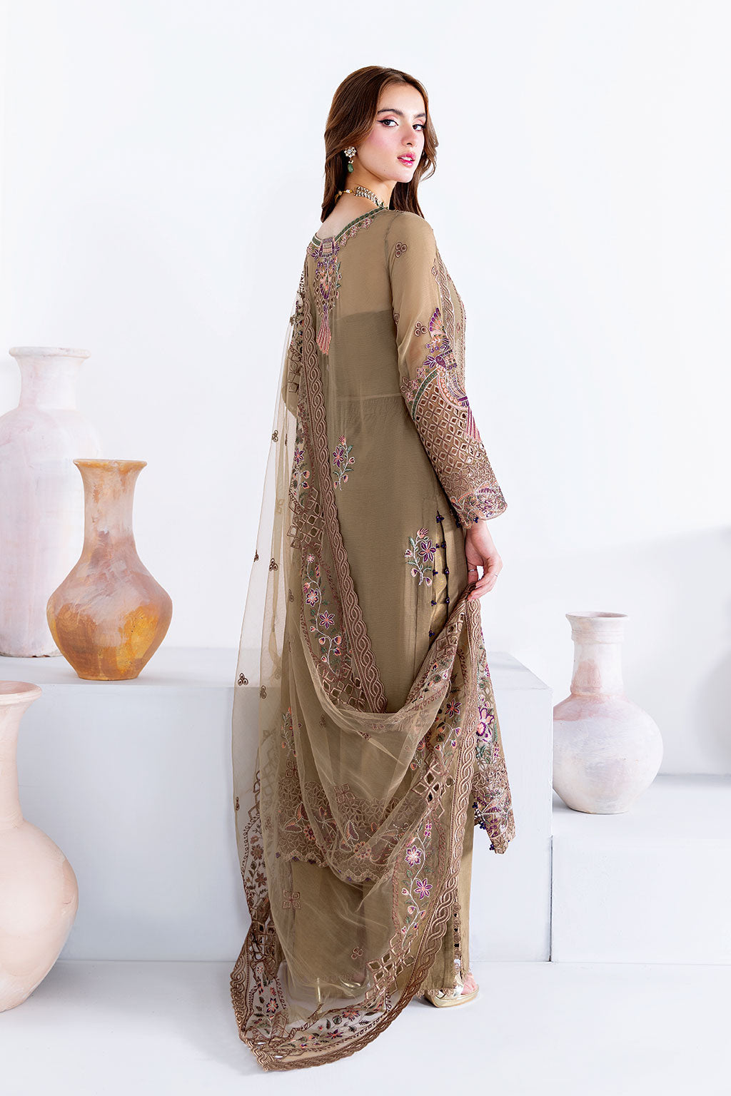 Ramsha | Arzoo Chiffon | U-210 -  Ramsha Ladies Clothes - Original Designer Dress - House of Maryam