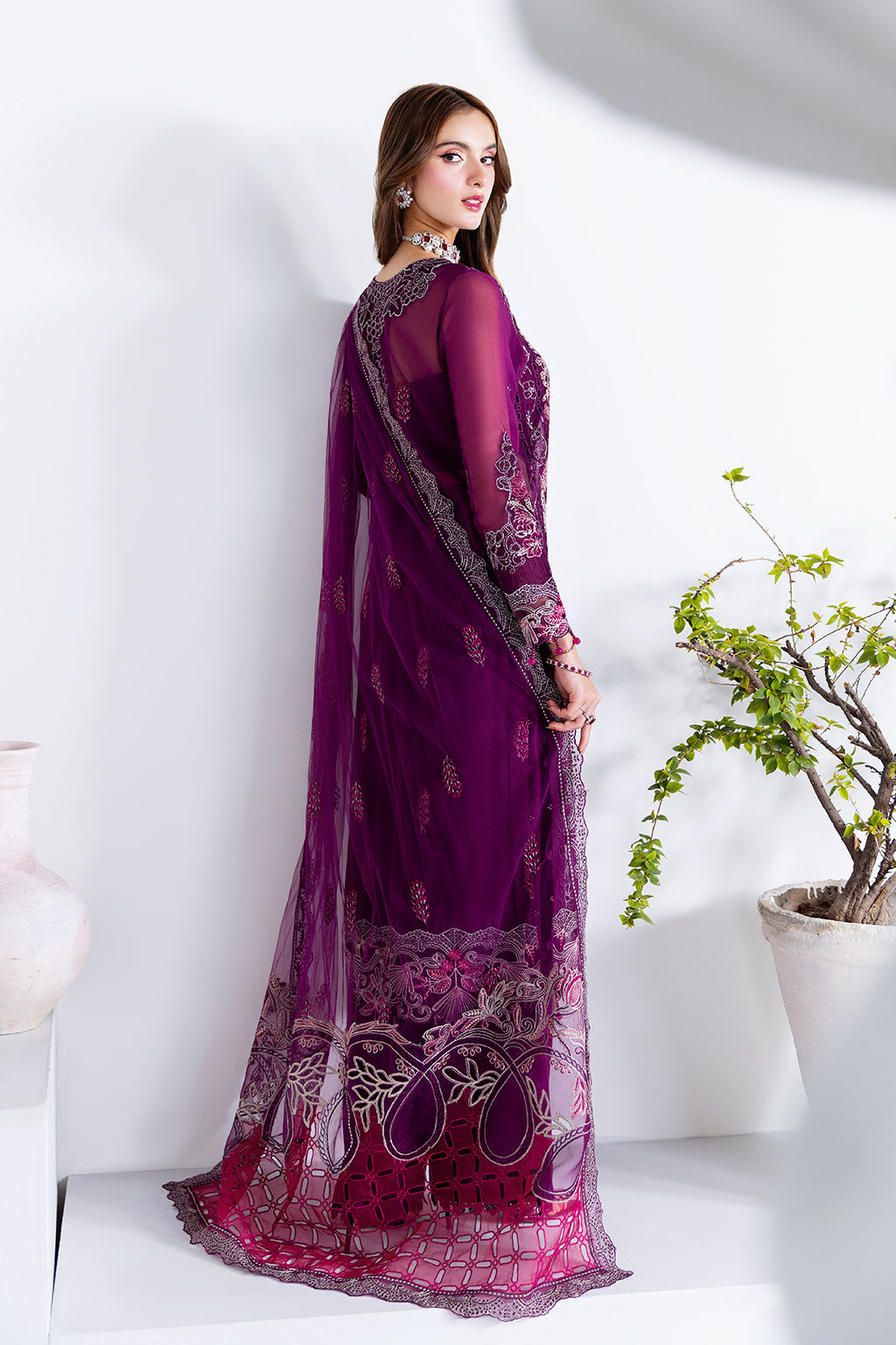 Ramsha | Arzoo Chiffon | U-206 -  Ramsha Ladies Clothes - Original Designer Dress - House of Maryam