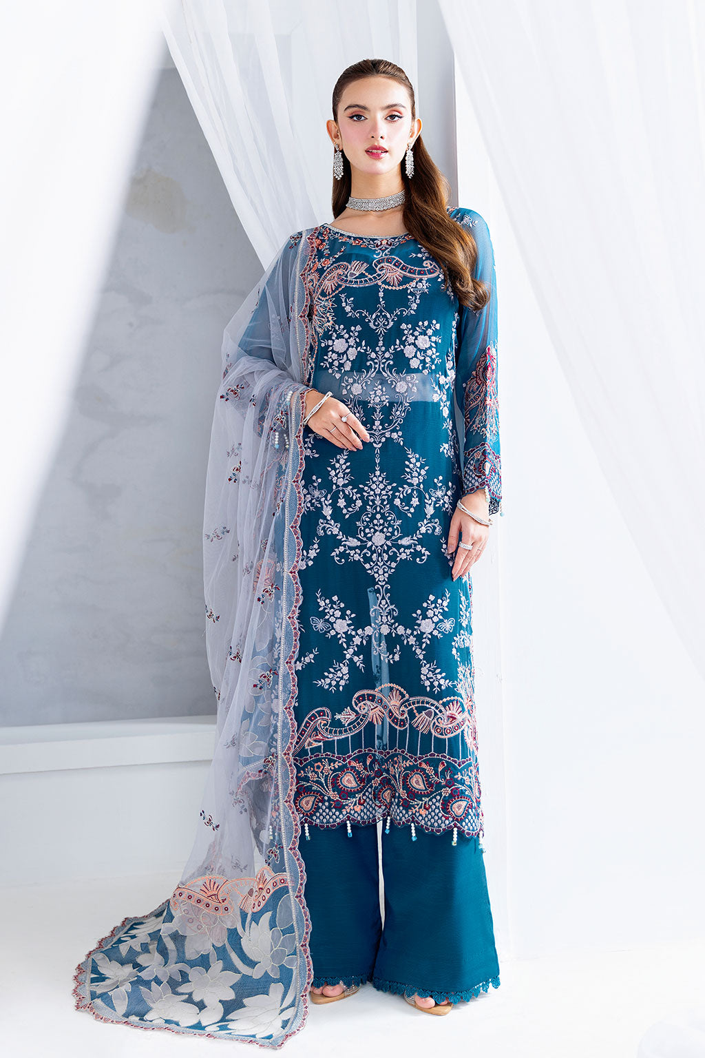 Ramsha | Arzoo Chiffon |U-202 -  Ramsha Ladies Clothes - Original Designer Dress - House of Maryam