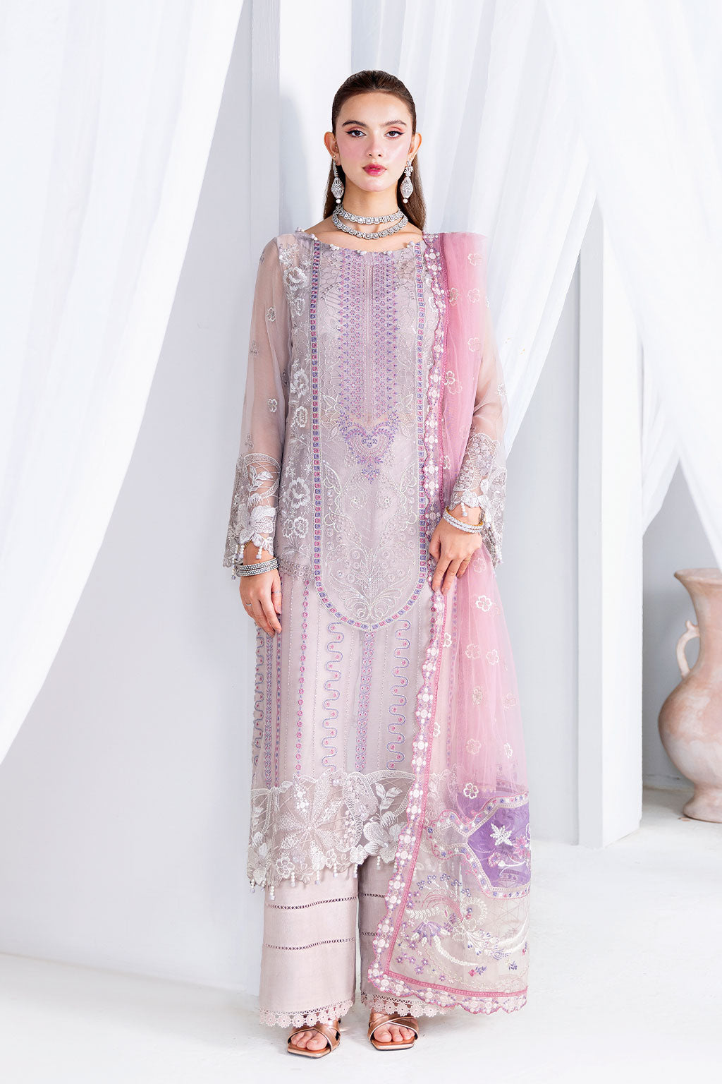 Ramsha | Arzoo Chiffon | U-209 -  Ramsha Ladies Clothes - Original Designer Dress - House of Maryam