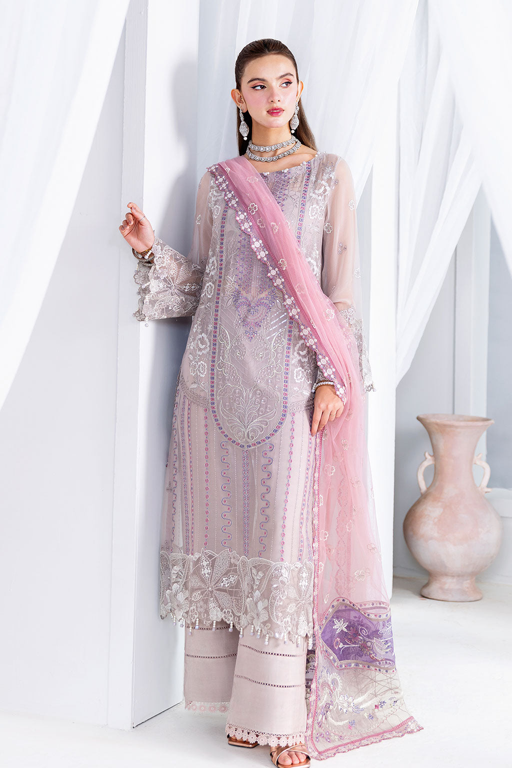 Ramsha | Arzoo Chiffon | U-209 -  Ramsha Ladies Clothes - Original Designer Dress - House of Maryam