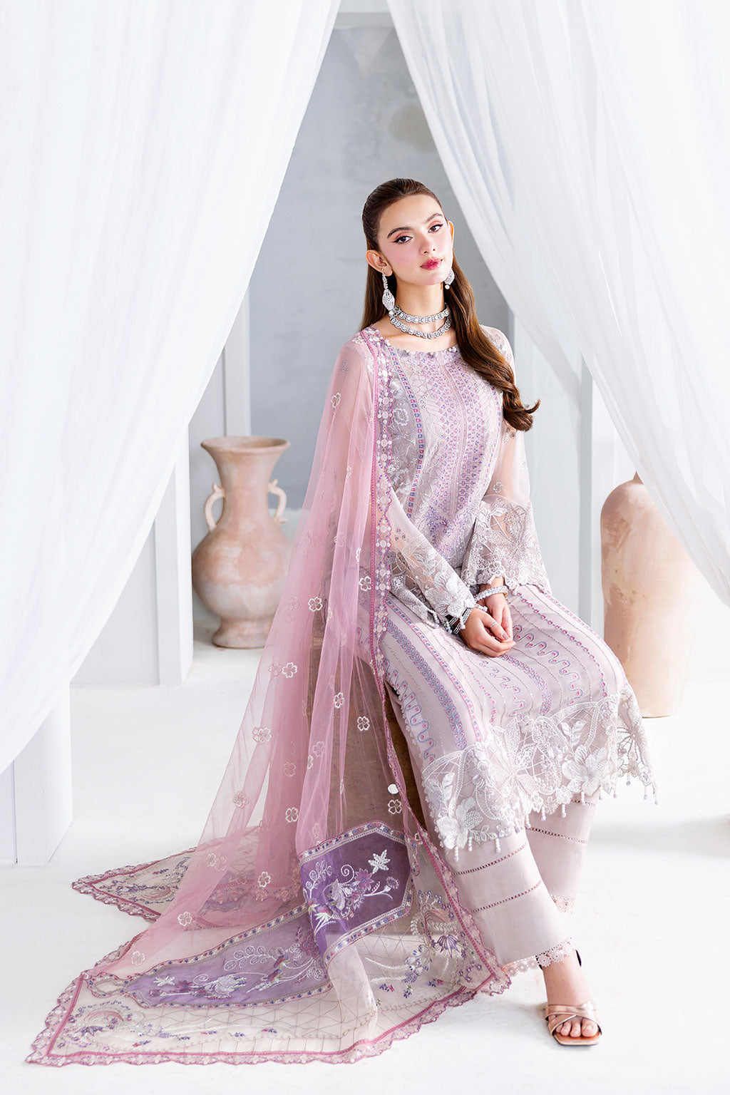 Ramsha | Arzoo Chiffon | U-209 -  Ramsha Ladies Clothes - Original Designer Dress - House of Maryam