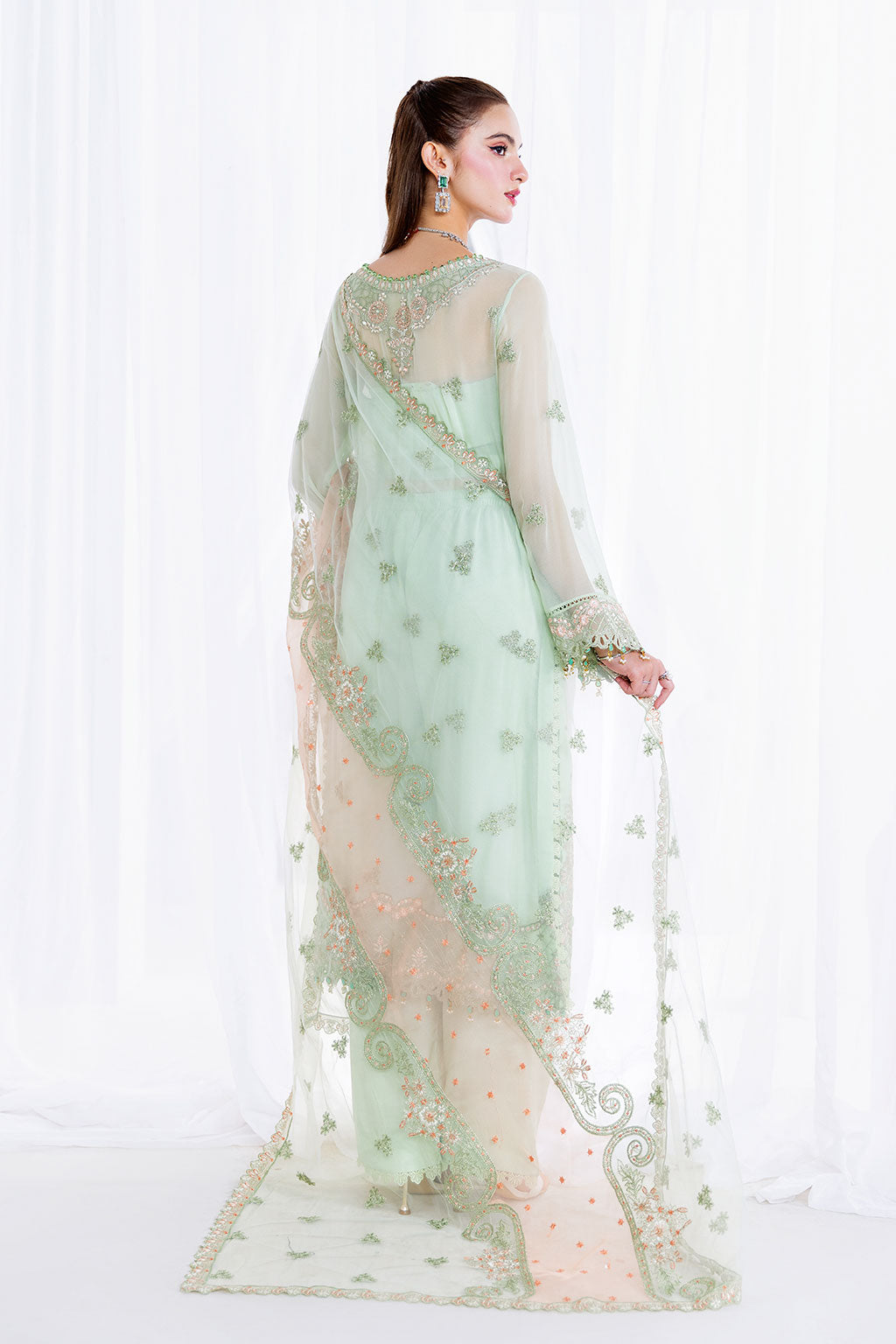 Ramsha | Arzoo Chiffon | U-207 -  Hoorain Designer Wear  - Original Designer Dress - House of Maryam
