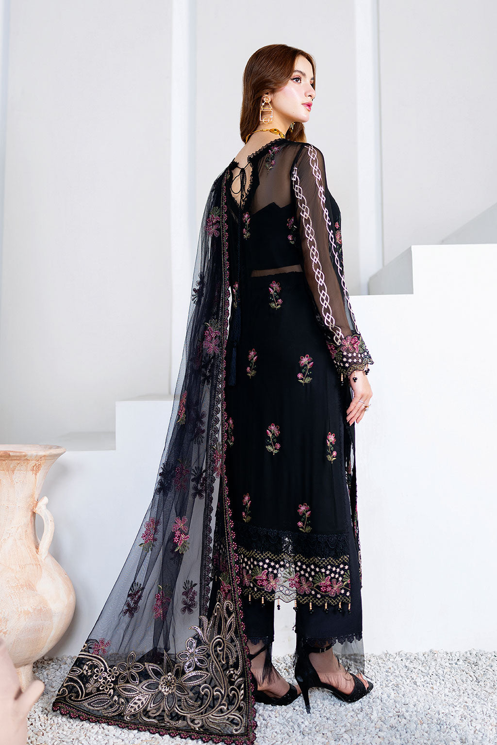 Ramsha | Arzoo Chiffon | U-204 -  Ramsha Ladies Clothes - Original Designer Dress - House of Maryam