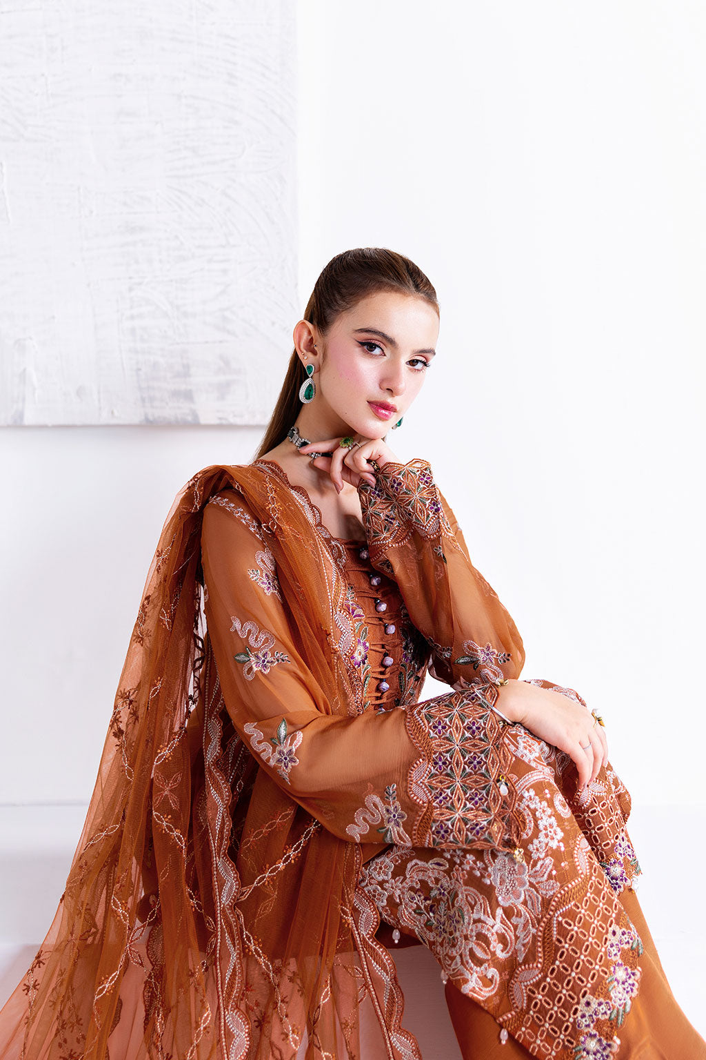 Ramsha | Arzoo Chiffon | U-208 -  Ramsha Ladies Clothes - Original Designer Dress - House of Maryam