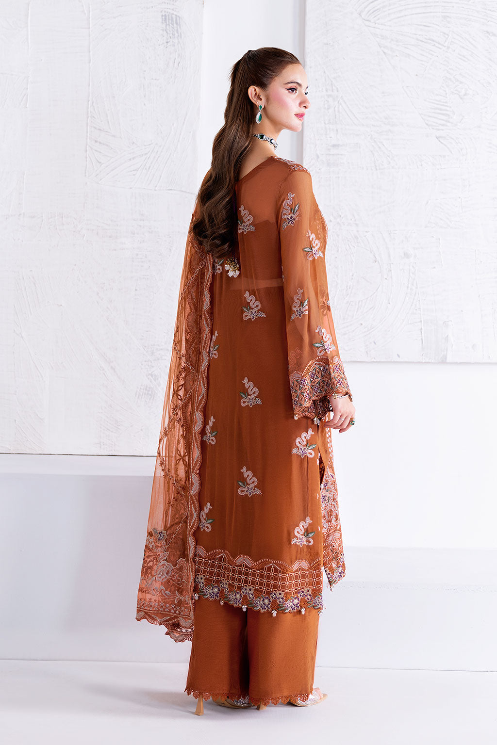 Ramsha | Arzoo Chiffon | U-208 -  Ramsha Ladies Clothes - Original Designer Dress - House of Maryam