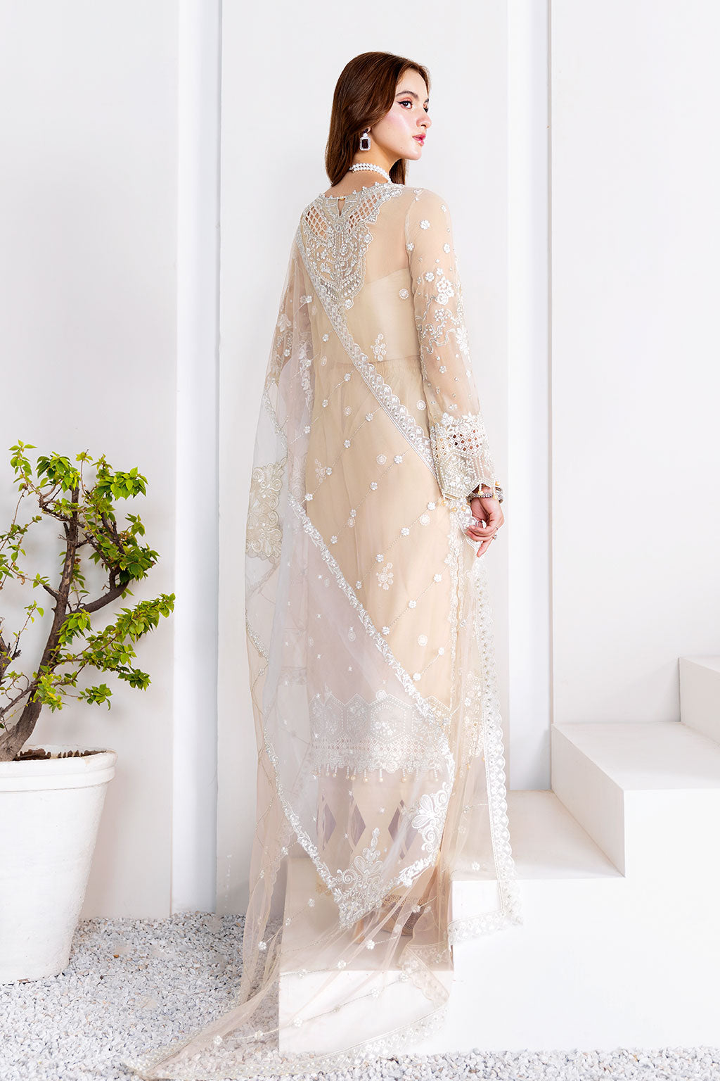 Ramsha | Arzoo Chiffon | U-201 -  Ramsha Ladies Clothes - Original Designer Dress - House of Maryam
