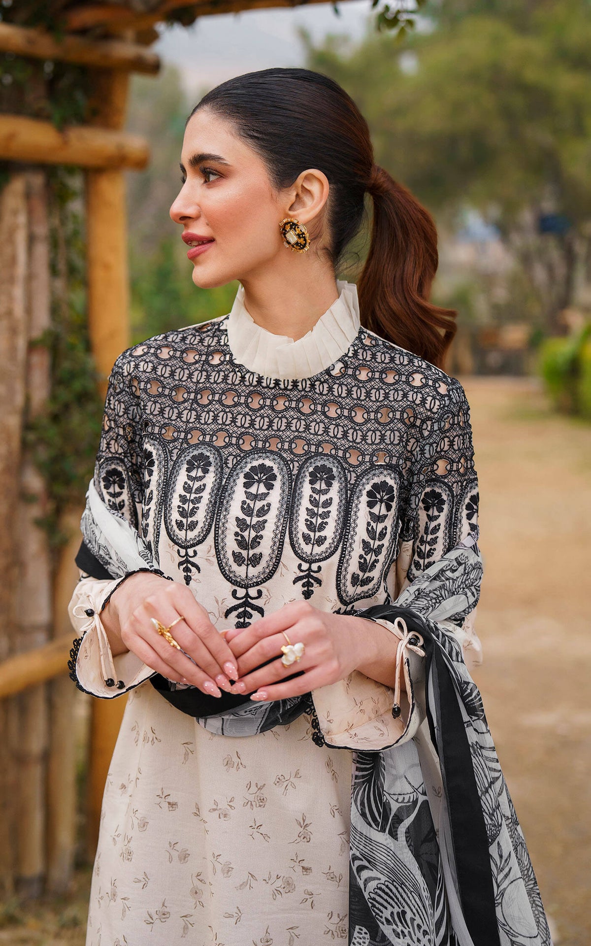 Asifa and Nabeel | Meraki Summer 24 | SNOWDROP-U141M002 -  Asifa and Nabeel Luxury - Original Designer Dress - House of Maryam