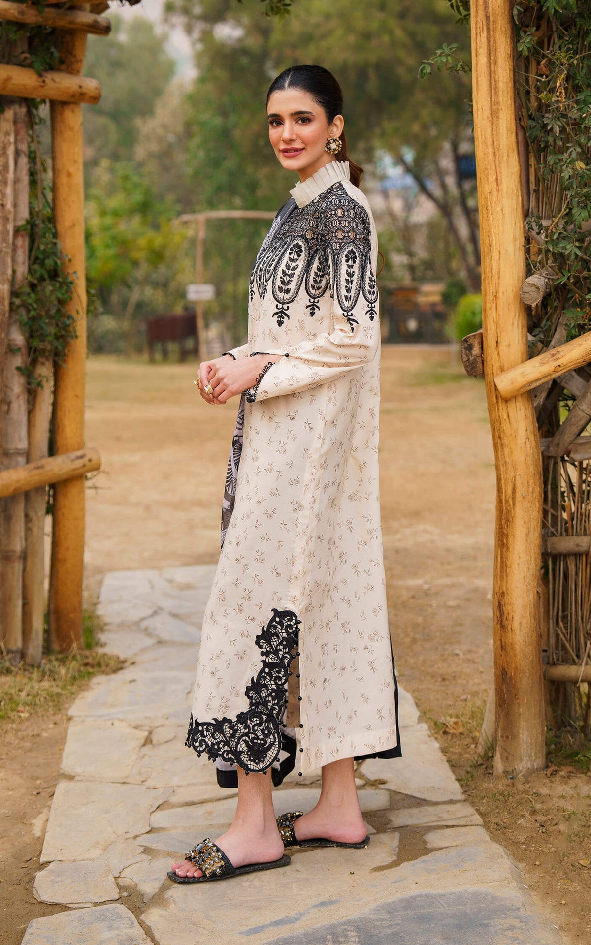 Asifa and Nabeel | Meraki Summer 24 | SNOWDROP-U141M002 -  Asifa and Nabeel Luxury - Original Designer Dress - House of Maryam