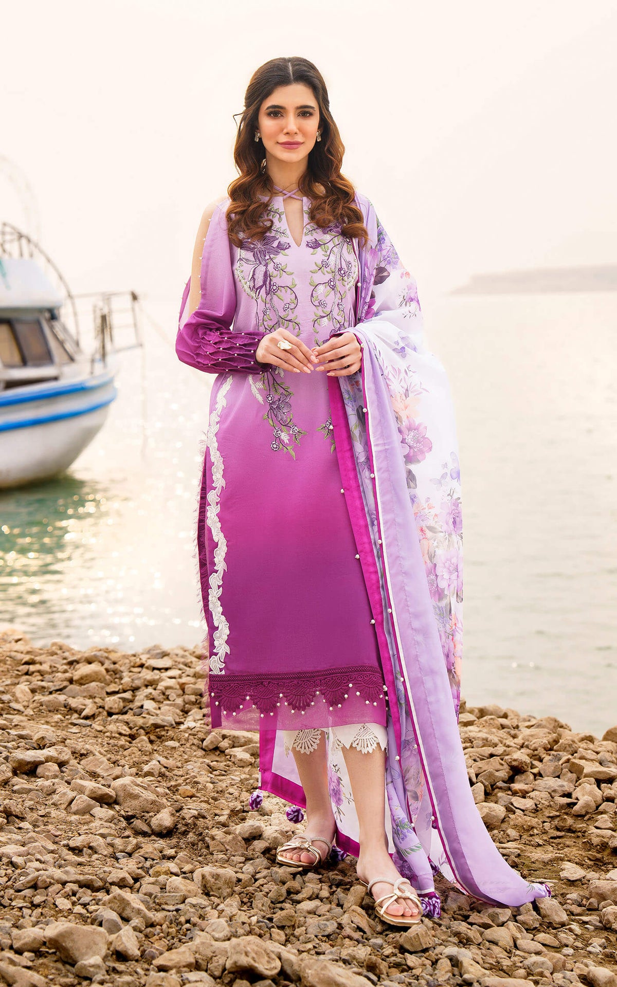 Asifa and Nabeel | Meraki Summer 24 | CALLA-U141M018 -  Asifa and Nabeel Luxury - Original Designer Dress - House of Maryam