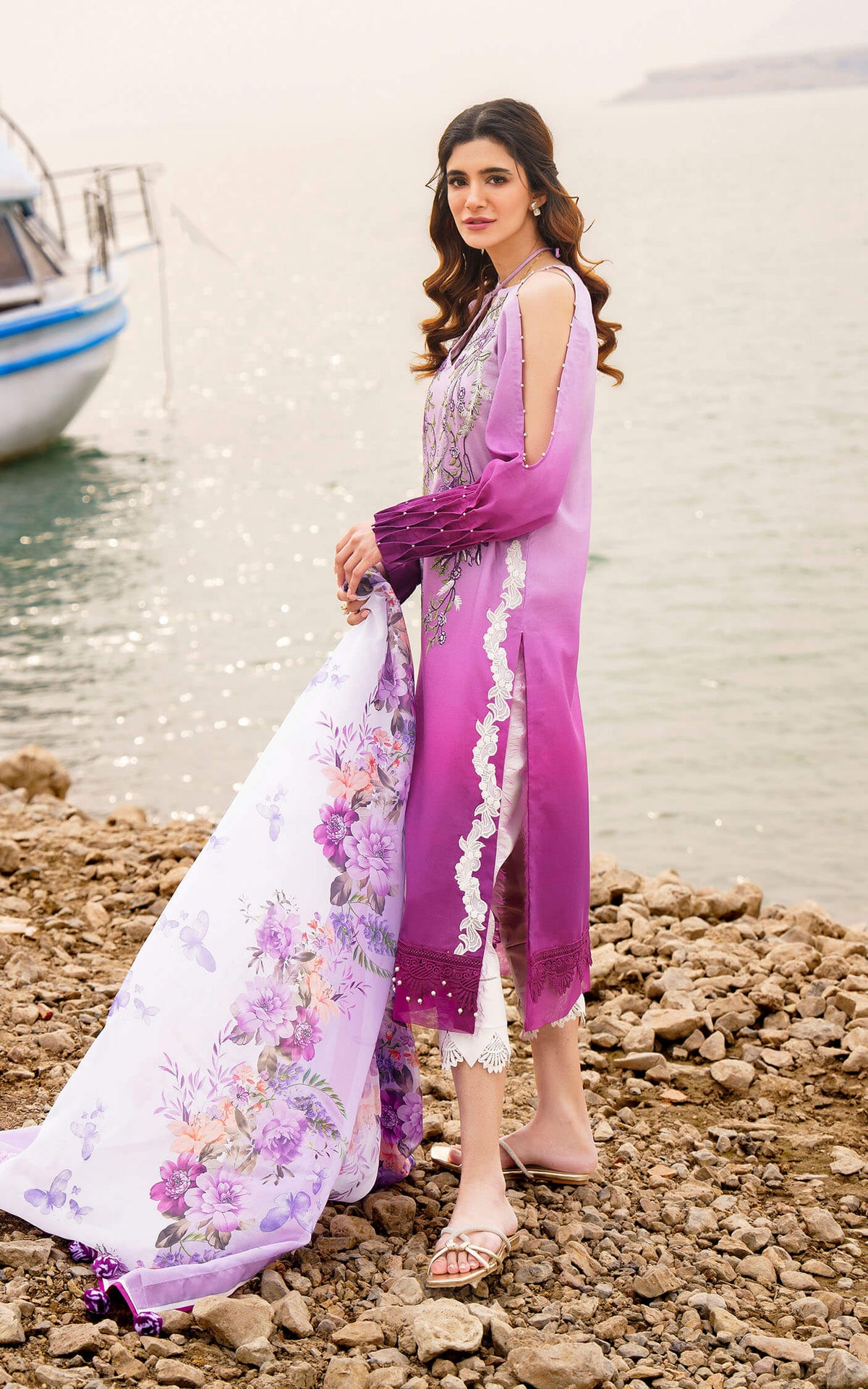 Asifa and Nabeel | Meraki Summer 24 | CALLA-U141M018 -  Asifa and Nabeel Luxury - Original Designer Dress - House of Maryam