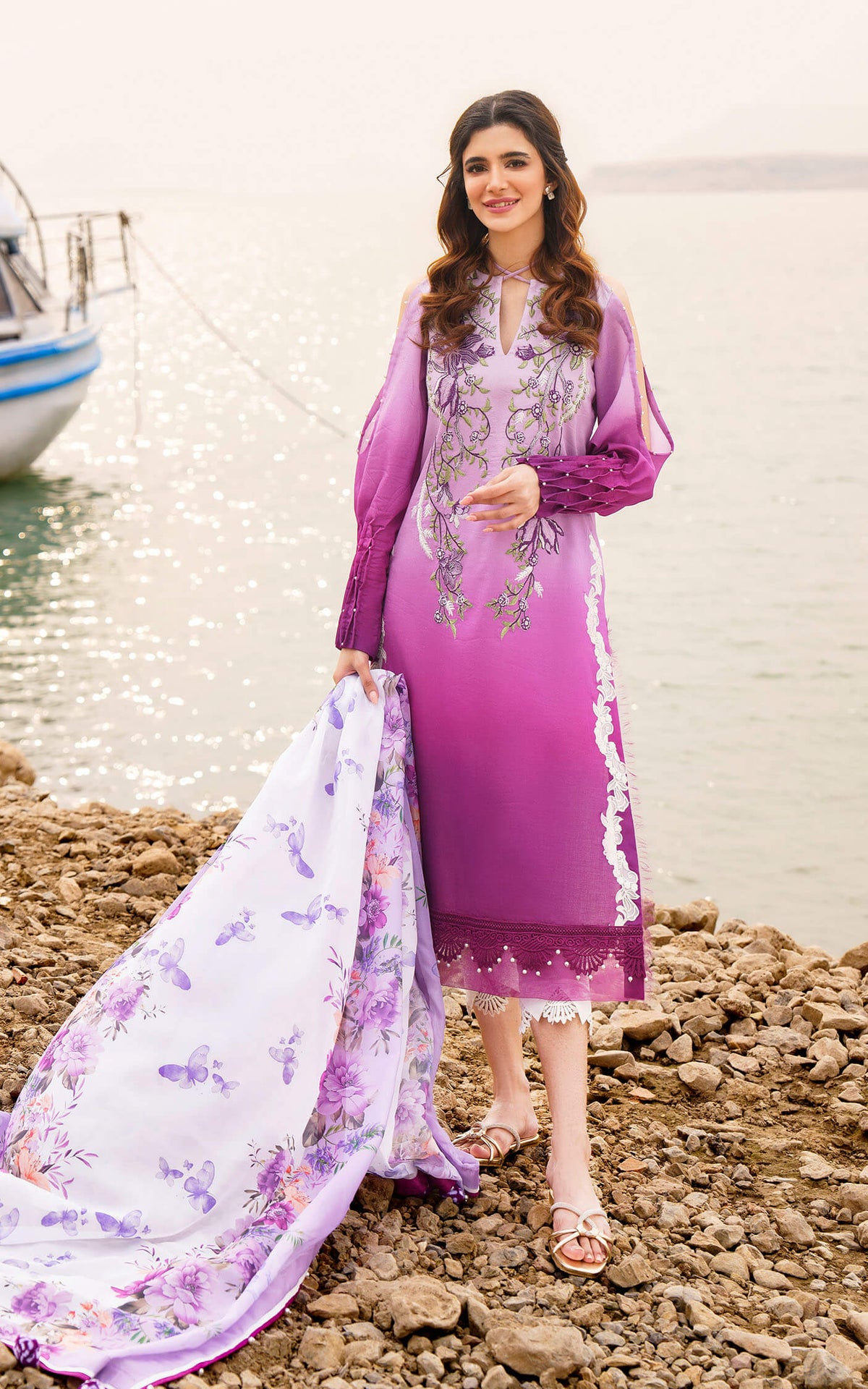 Asifa and Nabeel | Meraki Summer 24 | CALLA-U141M018 -  Asifa and Nabeel Luxury - Original Designer Dress - House of Maryam
