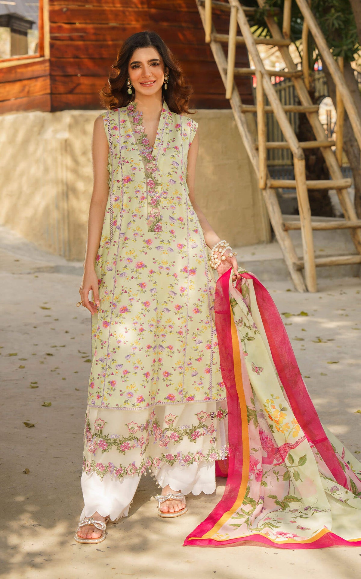 Asifa and Nabeel | Meraki Summer 24 | Chints -  Asifa and Nabeel Luxury - Original Designer Dress - House of Maryam
