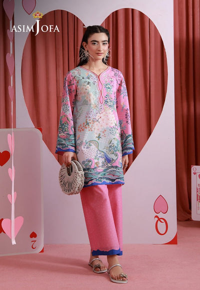Asim Jofa | Eid Pret | AJPB-268-Brand:Asim Jofa-Type:Ladies Clothes-Pink-Lawn-House of Maryam- Buy in UK, USA