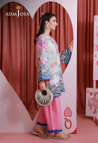 Asim Jofa | Eid Pret | AJPB-268-Brand:Asim Jofa-Type:Ladies Clothes-Pink-Lawn-House of Maryam- Buy in UK, USA