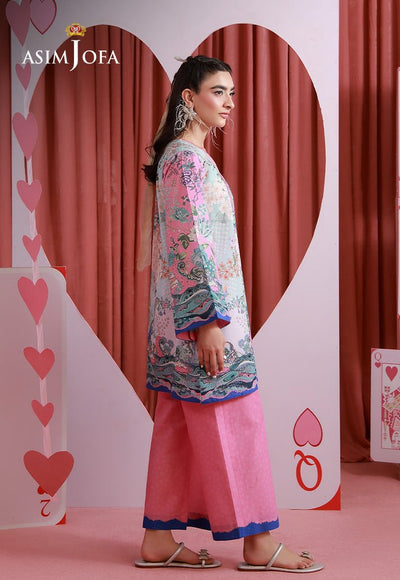 Asim Jofa | Eid Pret | AJPB-268-Brand:Asim Jofa-Type:Ladies Clothes-Pink-Lawn-House of Maryam- Buy in UK, USA