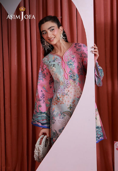 Asim Jofa | Eid Pret | AJPB-268-Brand:Asim Jofa-Type:Ladies Clothes-Pink-Lawn-House of Maryam- Buy in UK, USA