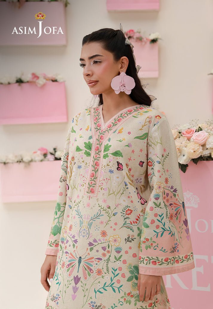 Asim Jofa | Eid Pret | AJPB-269-Brand:Asim Jofa-Type:Ladies Clothes-Ivory-Lawn-House of Maryam- Buy in UK, USA