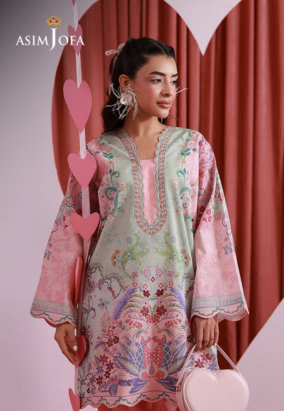 Asim Jofa | Eid Pret | AJPB-271-Brand:Asim Jofa-Type:Ladies Clothes-Pink-Lawn-House of Maryam- Buy in UK, USA