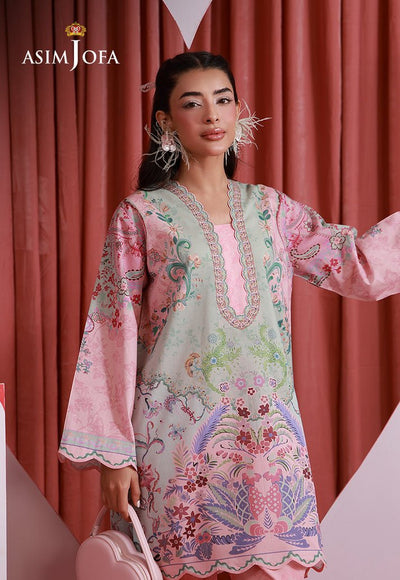 Asim Jofa | Eid Pret | AJPB-271-Brand:Asim Jofa-Type:Ladies Clothes-Pink-Lawn-House of Maryam- Buy in UK, USA
