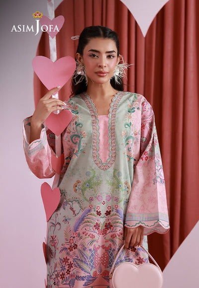 Asim Jofa | Eid Pret | AJPB-271-Brand:Asim Jofa-Type:Ladies Clothes-Pink-Lawn-House of Maryam- Buy in UK, USA