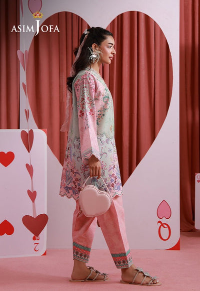 Asim Jofa | Eid Pret | AJPB-271-Brand:Asim Jofa-Type:Ladies Clothes-Pink-Lawn-House of Maryam- Buy in UK, USA