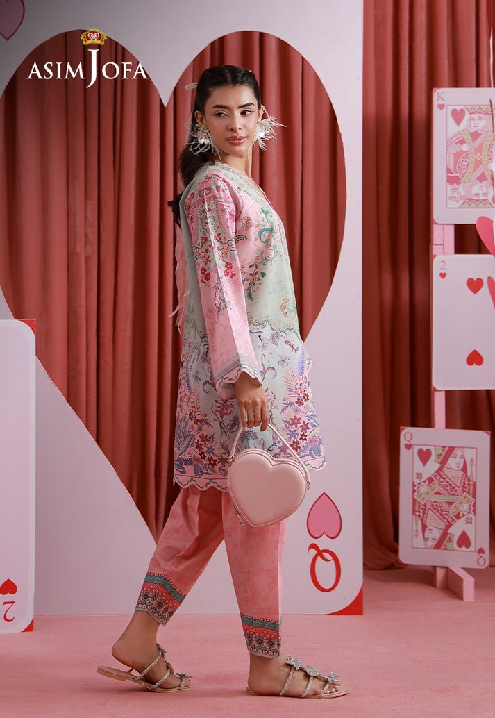 Asim Jofa | Eid Pret | AJPB-271-Brand:Asim Jofa-Type:Ladies Clothes-Pink-Lawn-House of Maryam- Buy in UK, USA