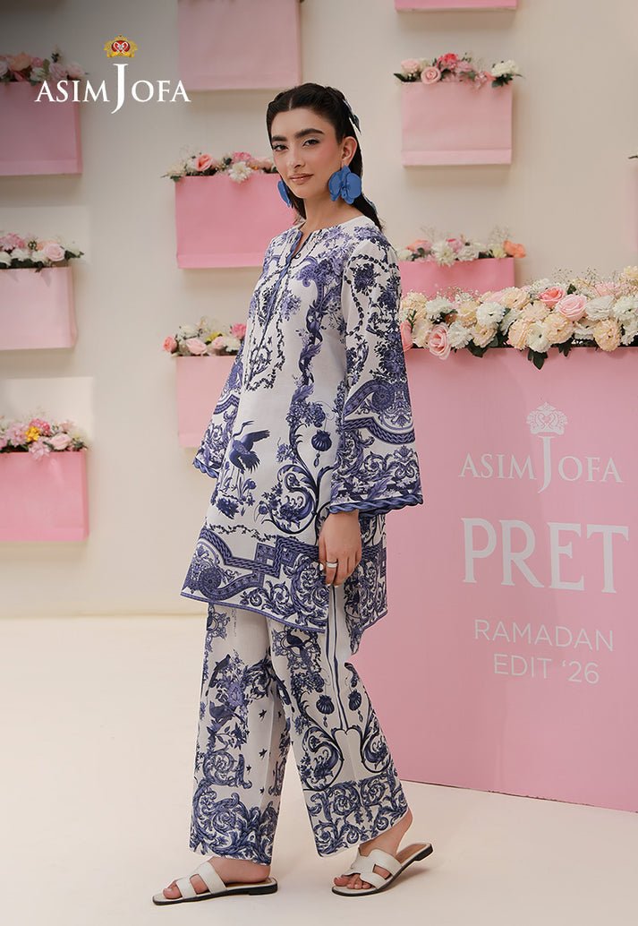 Asim Jofa | Eid Pret | AJPB-274-Brand:Asim Jofa-Type:Ladies Clothes-Off White-Lawn-House of Maryam- Buy in UK, USA