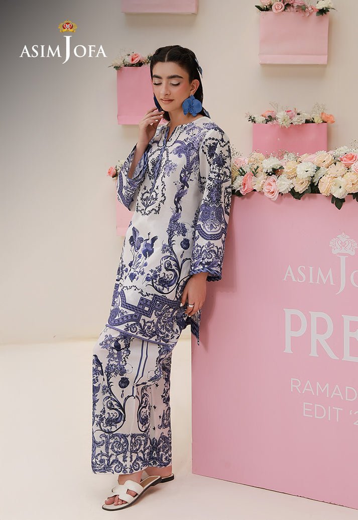 Asim Jofa | Eid Pret | AJPB-274-Brand:Asim Jofa-Type:Ladies Clothes-Off White-Lawn-House of Maryam- Buy in UK, USA