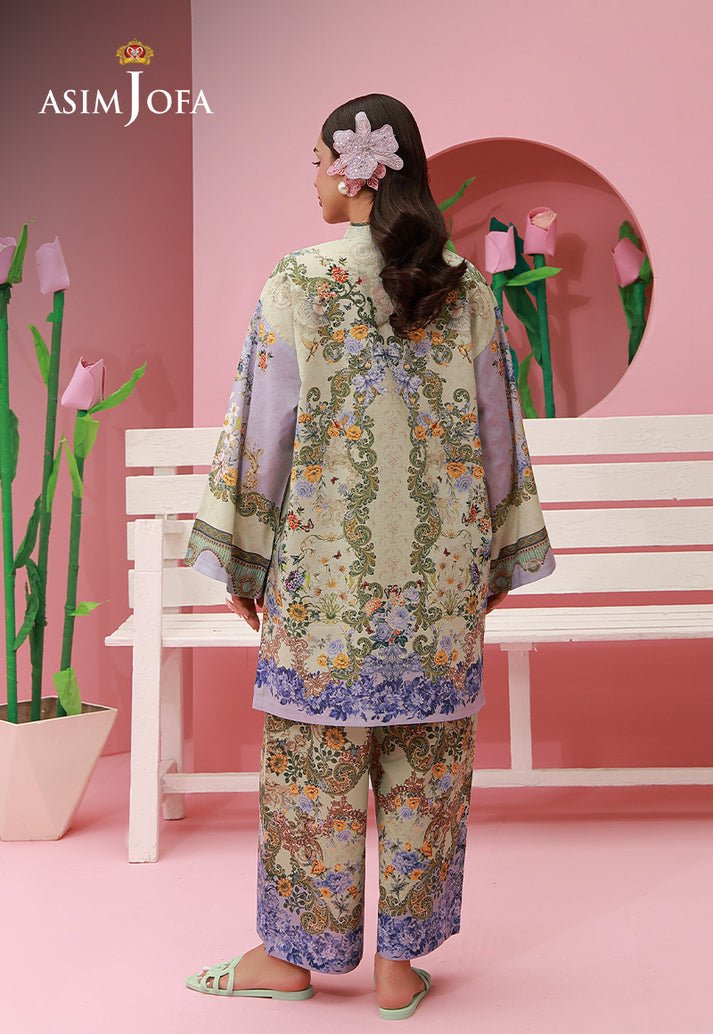 Asim Jofa | Eid Pret | AJPB-275-Brand:Asim Jofa-Type:Ladies Clothes-Mint Gray-Lawn-House of Maryam- Buy in UK, USA