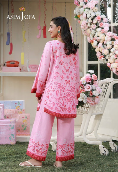 Asim Jofa | Eid Pret | AJPB-277-Brand:Asim Jofa-Type:Ladies Clothes-Pink-Lawn-House of Maryam- Buy in UK, USA