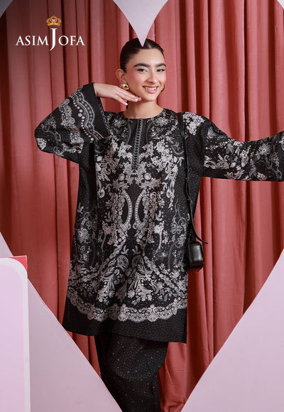 Asim Jofa | Eid Pret | AJPB-278-Brand:Asim Jofa-Type:Ladies Clothes-Black-Lawn-House of Maryam- Buy in UK, USA