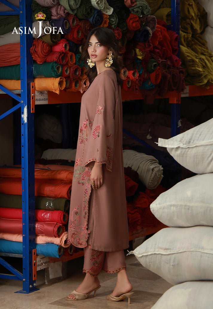 Asim Jofa | Luxury Pret | AJLPF-04-Brand:Asim Jofa-Type:Ladies Clothes-Toupe Gold-Silk-House of Maryam- Buy in UK, USA