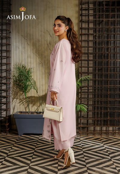 Asim Jofa | Luxury Pret | AJPB-302-Brand:Asim Jofa-Type:Ladies Clothes-Lilac-Dobby Cotton-House of Maryam- Buy in UK, USA