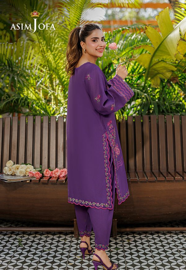 Asim Jofa | Luxury Pret | AJPB-315-Brand:Asim Jofa-Type:Ladies Clothes-Purple-Lawn-House of Maryam- Buy in UK, USA