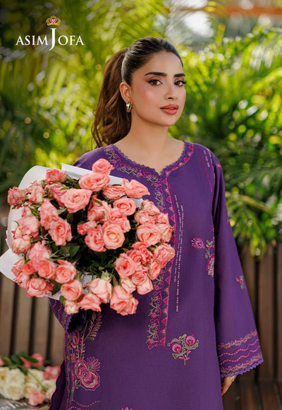 Asim Jofa | Luxury Pret | AJPB-315-Brand:Asim Jofa-Type:Ladies Clothes-Purple-Lawn-House of Maryam- Buy in UK, USA