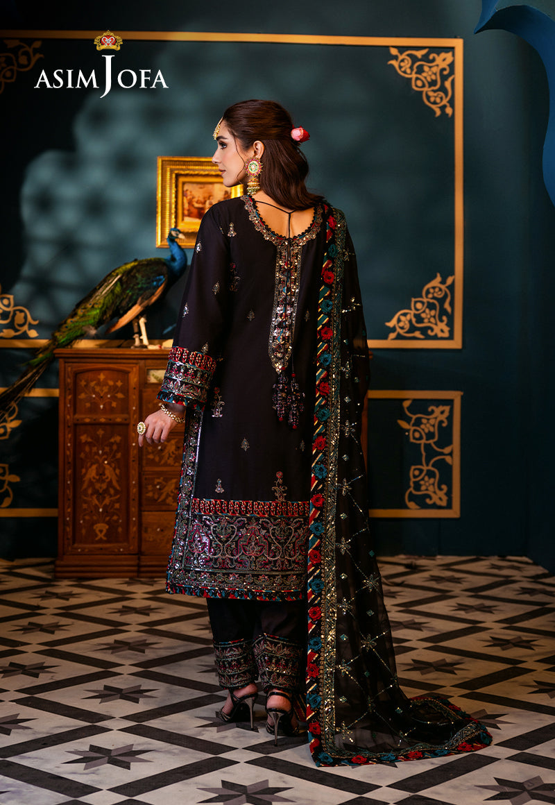 Asim Jofa | Fasana e Ishq Eid Luxury Lawn | AJFI-14 by Designer Asim Jofa - House of Maryam - Pakistani Designer Ethnic Wear in {{ shop.shopifyCountryName }}